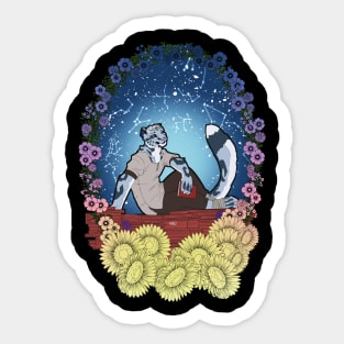 Fantasy Snow Leopard Sticker